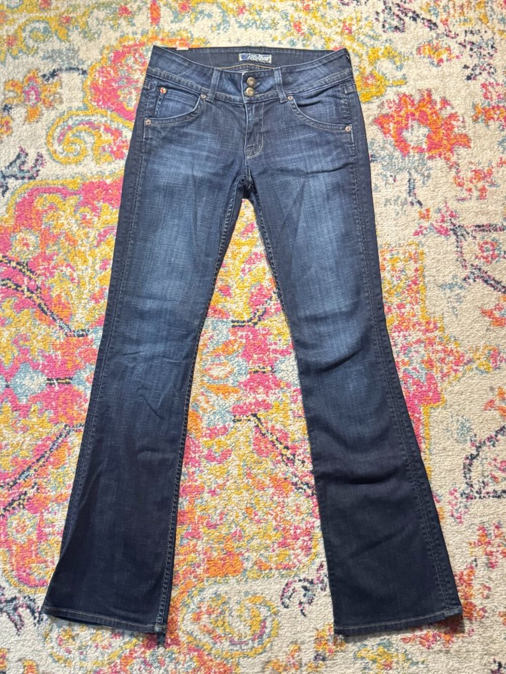 Vintage Hudson Jeans Dark Wash Boot Cut Y2K/Mid 2000s